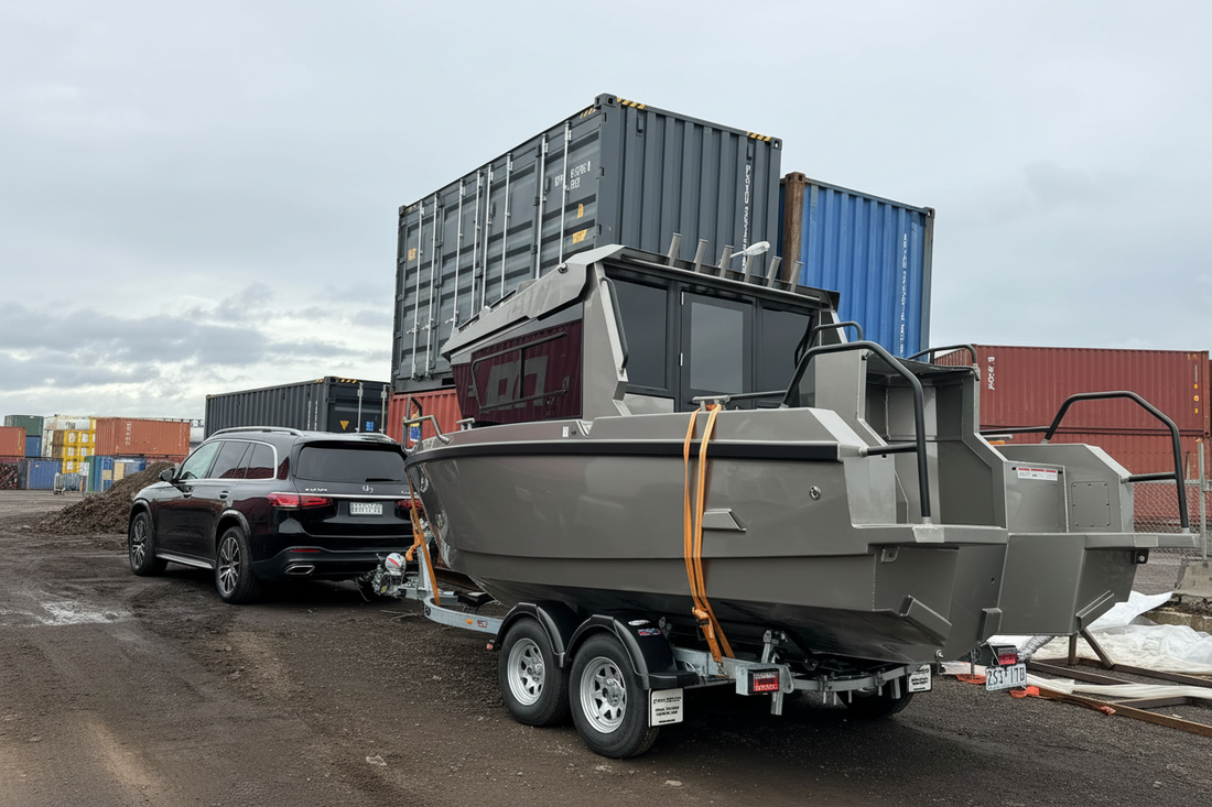 ARK CRAFT 620 Has Landed — Australian Design, Now Being Fitted Locally for Sea Trials